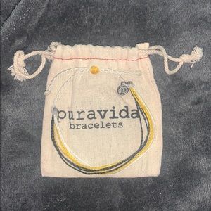 Black, White, & Yellow Pura Vida Bracelet